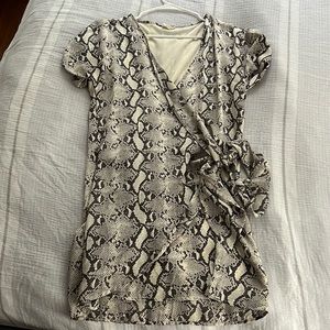 Vici mini wrap dress